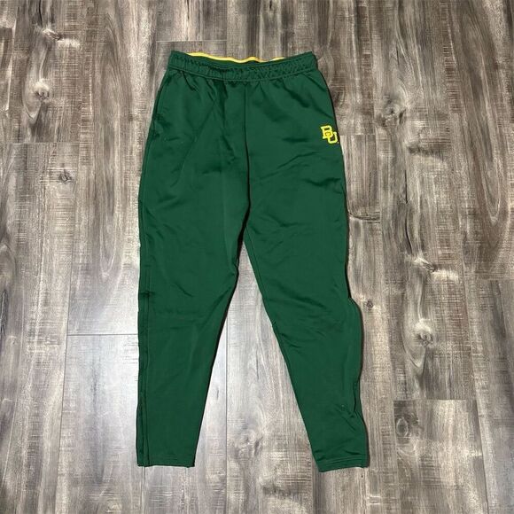 Nike Dri-FIT Baylor Bears Men's Tearaway Warm-Up Pants Green M team issued - Picture 1 of 5